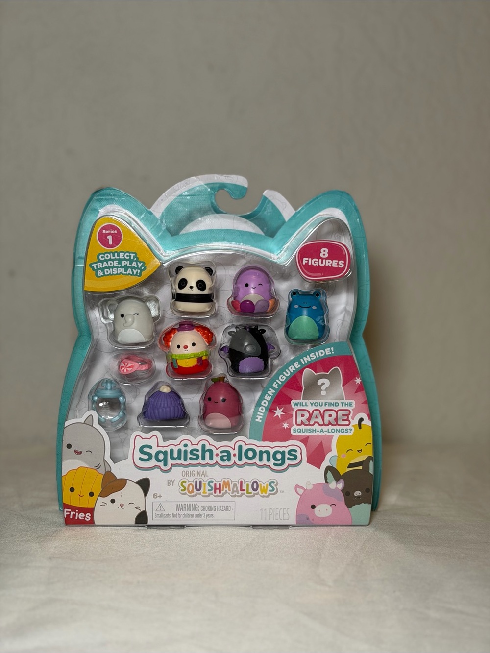 Squishmallows Squish-a-longs Collectible Set - Teal Packaging